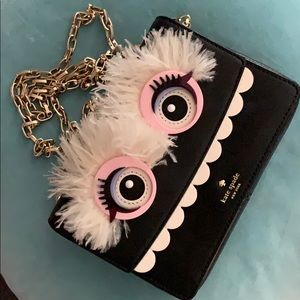 kate spade imagination toothy monster shoulder bag